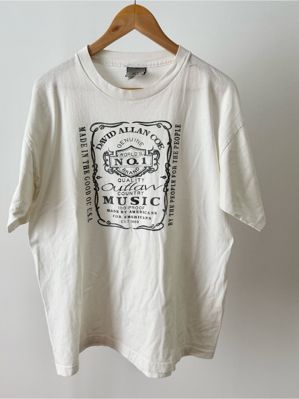 Vintage David Allan Coe Outlaw Country Music Tee